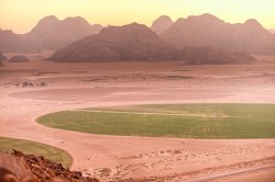 Wasser ist knapp im Nahen Osten. Bewässerungssysteme in Jordanien. Foto: UFZ / André Künzelmann