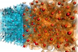 CASUS erforscht Materie unter extremen Bedingungen: Komplexe Prozesse, die bei der Laser-Schockkompression von Materie ablaufen, können neue Teilchenbeschleuniger zur Krebstherapie ermöglichen. Im Bild: Aluminium bei Raumtemperatur (Kristallgitter, hinten) und oberhalb der Schmelztemperatur (vorn). Foto: HZDR/Jan Vorberger CASUS erforscht Materie unter extremen Bedingungen: Komplexe Prozesse, die bei der Laser-Schockkompression von Materie ablaufen, können neue Teilchenbeschleuniger zur Krebstherapie ermöglichen. Im Bild: Aluminium bei Raumtemperatur (Kristallgitter, hinten) und oberhalb der Schmelztemperatur (vorn). Foto: HZDR/Jan Vorberger