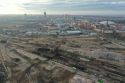 Unter dem Namen Leipzig 416 soll hier das größte innerstädtische Stadtquartier Leipzigs entstehen. Foto: InOneMedia Unter dem Namen Leipzig 416 soll hier das größte innerstädtische Stadtquartier Leipzigs entstehen. Foto: InOneMedia