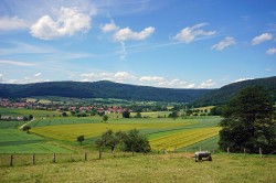 Strukturreiche Landschaft bei Hemeln/Niedersachsen Foto: Sebastian Lakner