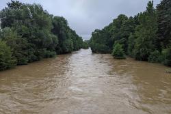 <p>Rur-Hochwasser 2021&nbsp;</p> Foto: Christian Poppe / FZJ