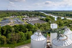 <p>The Rosental Wastewater Treatment Plant, which currently has a population of around 630,000, is the main treatment plant for the city of Leipzig.</p> Photo: Leipziger Gruppe