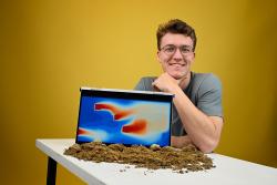 <p>Preisträger Tobias Pötzsch</p> Foto: Stiftung Jugend forscht e. V.